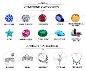 Pietra moissanite a forma di cuscino giallo chiaro sintetico prezioso diamante sciolto per gioielli - Product Image 4