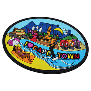 Aimant de réfrigérateur en caoutchouc PVC souple 3D/2D, papier d'impression offset, aimant de réfrigérateur souvenir - Product Image 4