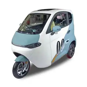 Triciclo elétrico 3 rodas Mini carro elétrico 1500W Triciclo veículo de passageiros 60V58AH