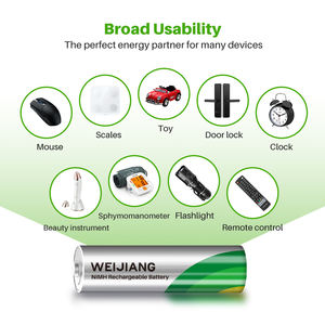 NiMHバッテリーパック100-13000mah 2.4V-<span class=keywords><strong>24V</strong></span> AA AAA C D SC Fバッテリー家電 & おもちゃ用 - Product Image 4