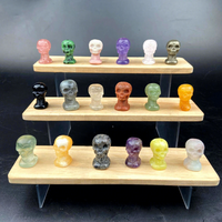 Ornements en pierre brute de cristal sculptée en forme de cube, animaux en cristal transfrontaliers, divers styles, pour la maison et le bureau, vendus individuellement