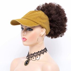 Casquette de baseball personnalisée en coton lavé pour femme, avec ouverture pour queue de cheval, noire - Product Image 6