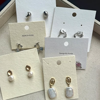 Emballage personnalisé, présentoir à bijoux, étiquettes d'entretien, cartes en papier texturé fantaisie avec logo, impression numérique, gaufrage, autocollant personnalisé