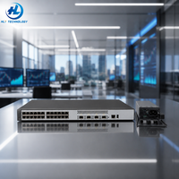 Switch Ethernet Gestionado Óptico Gigabit SFP de 24 Puertos 5720-28X-LI-24S-AC con 4x 10G SFP+ Uplinks Fijos y Unidad de Alimentación AC 110-240V