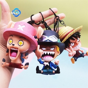 Một pieced Luffy Chopper Zoro và Sanji bức tượng nhỏ Keychains Anime Mô hình mặt dây chuyền Quà Tặng - Product Image 2