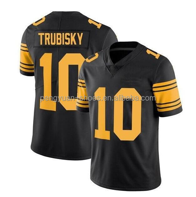 Лучшее качество #10 Митчел трубиски #7 Бен роэтлисбергер #11 Чейз Клейпул #22 Наджи Харрис сшитый Американский футбол Джерси