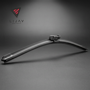 ใบปัดน้ำฝนคุณภาพสูง เกรด A LIJAY รุ่น Universal Fit สำหรับรถ Jetta โครงสร้างไร้โครง ขนาด 24+18 นิ้ว สีดำ ทำจากยางธรรมชาติ - Product Image 1