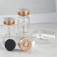 Ampoule en verre borosilicate ambré transparent, capacité 2ml-30ml, vente en gros, OEM, haute qualité, pour cosmétiques, gouttes pour les yeux, stockage de réactifs