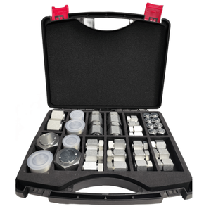 Kit d'adaptateurs hydrauliques JIC ORFS BSP DIN, adaptateur de filetage mâle-femelle, raccords, bouchons et embouts hydrauliques - Product Image 1