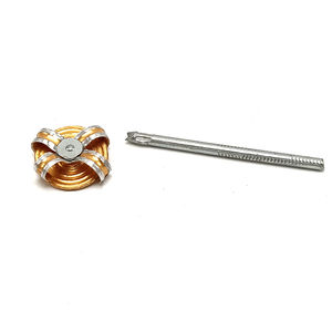 Peel Type Grande Bride Pop Couleur Or <span class=keywords><strong>Auto</strong></span> Perçage <span class=keywords><strong>Rivet</strong></span> Personnalisé En Acier À Dôme Plat CSK Tête Fleur Forme <span class=keywords><strong>Rivet</strong></span> Aveugle - Product Image 4