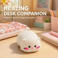 Jouet de compression chat en TPR souple et moelleux, blocs de construction, boîte mystère, écologique, jouet anti-stress de bureau, élastique et moelleux pour la décompression