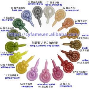 Nouvelle couleur de perle couleur rétro 12 pouces forme ronde enfants fête d'anniversaire ballons en latex décorations TongXuan marque - Product Image 3