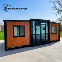 Casa Prefabricada Moderna de Lujo con Diseño Expandible para Vivienda Modular Residencial de Alta Gama