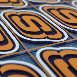 Custom Print 3D Logo Silicone Heat Transfer Printing Label Thermal Transfer Hot Iron On Sticker