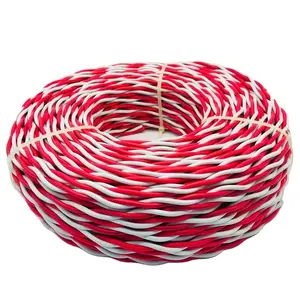 Twisted pair red and white RVS refractory fire alarm electric wire cable