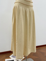 Bettergirl Nouvelle Collection Automne 2026 Ensemble Deux Pièces : Haut en Maille Côtelée à Col Montant Style Français et Robe Débardeur Sans Manches