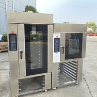 Four à convection rotatif à gaz JH 5R à 5 plateaux, brûleur importé, 220V 380V, pour le marché d'exportation, boulangerie
