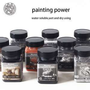 HEASTEED 10 couleurs de crayons à dessin au carbone/graphite/gris/ochre rouge/marron Van Dyke/ambre brûlé/peinture soluble dans l'eau, toner de peinture - Product Image 4