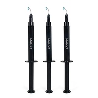 Vente en gros, faible MOQ, gel protecteur gingival dentaire 3ml, seringue en plastique bleue, barrière gingivale, embouts d'aiguilles courbés, certifié CE, expédition immédiate