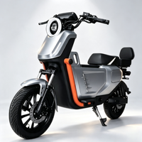 Trottinette Électrique Robuste 200KG, Vélo Électrique avec Pneus Tubeless 14 Pouces, Phare LED, Vélo de Banlieue