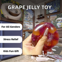 Nouveau Jouet Anti-Stress en Plastique à Presser, Balle de Maltose en Gelée de Raisin et Noix de Coco, Ambiance Cool, Cadeau de Décompression pour Enfants de 5 à 7 Ans