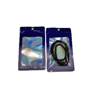 Sac d'emballage en plastique Transparent Top Ziplock PP pour accessoires de téléphone portable étui de téléphone portable trou un côté étui de téléphone portable