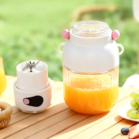 Mixeur Portable Grande Capacité Durable, Rechargeable USB, pour Jus et Boissons Quotidiennes – Idéal Camping, Gym, Maison, Extérieur