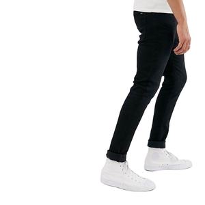 Design personalizzato Skinny Fit tasche funzionali gamba affusolata nero Denim <span class=keywords><strong>Jeans</strong></span> da <span class=keywords><strong>uomo</strong></span> all'ingrosso - Product Image 2