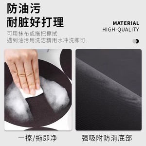 Alfombra de cocina de estilo antiguo, de lujo ligero, para uso comercial, con forma de alienígena, recortable, de tierra de diatomeas, absorbente de agua - Product Image 3