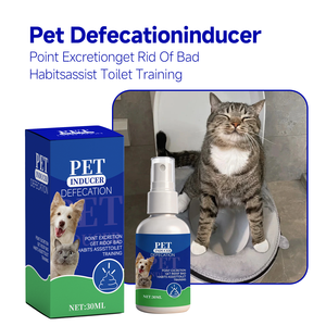 थोक ओएम पर्यावरण पर्यावरण के अनुकूल प्लास्टिक 60 मिली कुत्ते बिल्ली की पोटी प्रशिक्षण स्प्रे पालतू शौच को शामिल करने वाले निश्चित बिंदु शौचालय - Product Image 5