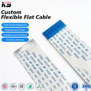Cable Plano Flexible Tipo Cinta FFC Personalizado, AWM 20624 80C VW-1, FPC FFC AWM 21107 80C 60V VW-1 - Product Image 1
