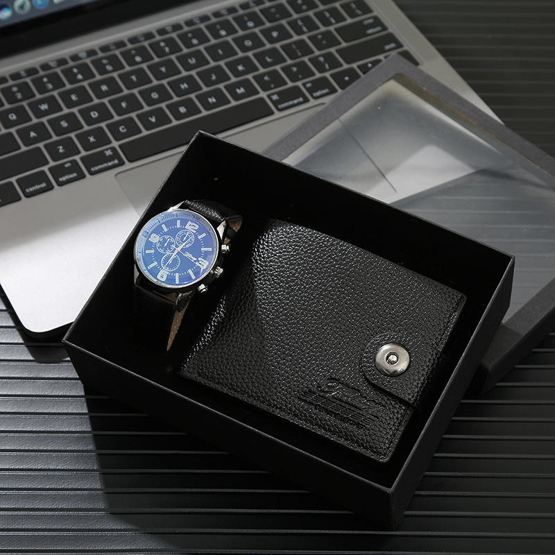 Swatch + portafoglio nero