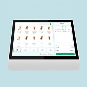 12 inch Máy tính để bàn Màn hình kép <span class=keywords><strong>POS</strong></span> đặt hàng màn hình cảm ứng điểm của bán màn hình cảm ứng thanh toán thiết bị đầu cuối cho doanh nghiệp - Product Image 3