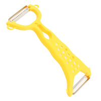 Plastic Multifunctionele Dubbelkop Groenteschiller Groente Fruitsnijder Fruitschiller Stamper Rasp Aardappelschillers Snijmachine