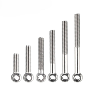 Prix usine Chine Vis à œil pivotant en acier inoxydable et acier au carbone M6 M8 M10 M12 avec anneau de jonction et trou de fixation à œil de poisson - Product Image 2