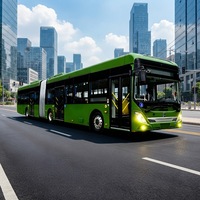 Fabricant Tenglong Electric, autobus articulés à plancher bas de 18 mètres, 46 places, conduite à gauche, pour transport urbain BRT, vitesse maximale de 71 à 90 km/h, norme d'émission Euro 6
