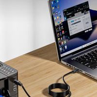 Cable USB Corto de Doble Cara, Macho a Macho