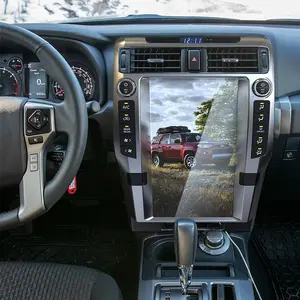 16นิ้วรถดีวีดีไร้สาย CarPlay นำทาง GPS หน้าจอแนวตั้งหุ่นยนต์ออโต้เฮดยูนิตวิทยุสำหรับ Toyota 4Runner 2010 - 2022
