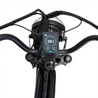 Vélo de montagne électrique pour adultes avec moteur arrière sans balais 48V, batterie au lithium double intégrée, alliage d'aluminium, 15AH, 60 km d'autonomie