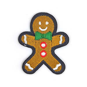 Parche Bordado Termoadhesivo de Hombre de Jengibre en PVC, Modelo P2017 para Ropa Casual - Product Image 4