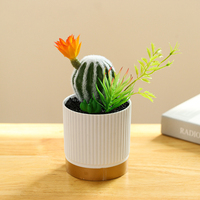 Nouvelles plantes succulentes d'intérieur en pot, verdure tropicale, cactus, bonsaï, fleurs artificielles 10-30cm, décoration intérieure