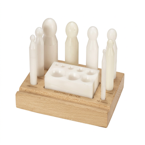 SUNTOOLS/STIPL Bloc de façonnage en bois avec matrices coniques en Delrin pour la fabrication de bijoux, outils de bricolage, modèle 294U - Product Image 1