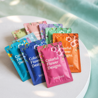 Sachet d'échantillon cosmétique en feuille thermoscellée Sachet d'échantillon de crème Emballage de sachets d'échantillon en papier kraft blanc biodégradable