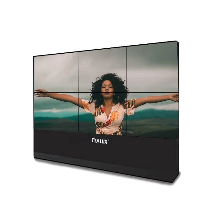 Dokunmatik ekran 55 "1.8mm çerçeve 4k Full HD 3x3 xxx Video duvar reklam için konferans