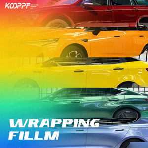 KOOPPF Décoration de carrosserie Premium 300+ couleurs PET Film vinyle pour voiture à changement de couleur, rouleau complet, anti-rayures, pour protection - Product Image 1