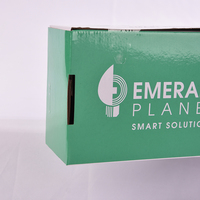 Boîte d'emballage pliable de lampe fluorescente led à économie d'énergie personnalisée