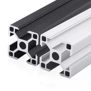 Chinese Factory European Standard Black 3060 T-Slot Aluminum Extruded Profile Industrial Aluminum Profile