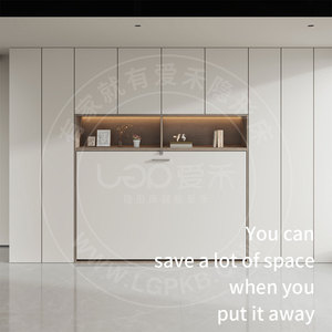 Cama Horizontal de Pared, Cama Murphy, Personalizada, Fácil de Instalar, Ahorra Espacio - Product Image 5