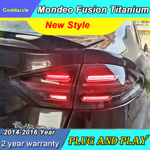 ชุดไฟท้าย LED สำหรับรถยนต์ฟอร์ด มอนเดโอ ไทเทเนียม ฟิวชั่น ปี 2014 2015 2016 สีดำรมควัน - Product Image 3