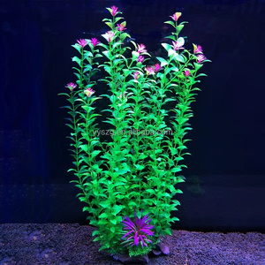 LUBY 52cm Grande Simulation d'Algues Marines en Plastique pour Aquarium et Aquascape, Décoration Écologique pour Salon - Product Image 2